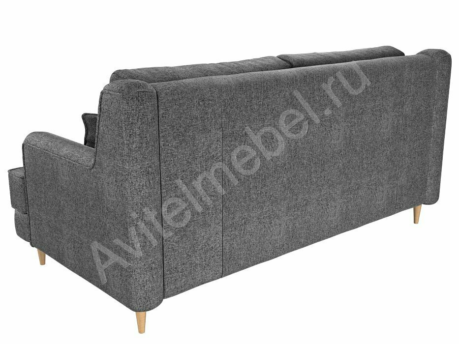 Купить недорого диван для отдыха Менкье в серой рогожке от ...