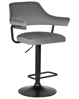 Барный стул LM-5019_BlackBase CHARLY BLACK Серый
